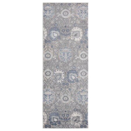 United Weavers Of America Cascades Olallie Blue Runner Rug, 2 ft. 7 in. x 7 ft. 2 in. 2601 10460 28E